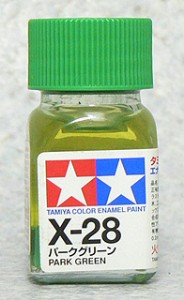 TAMIYA 琺瑯系油性漆 10ml 亮光草綠色 X-2